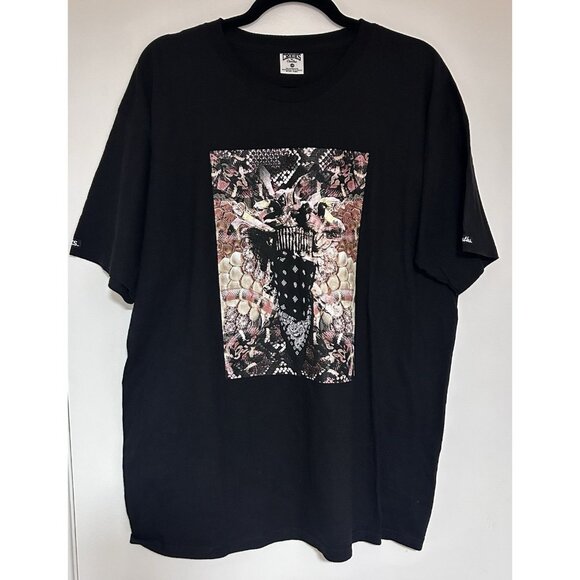 Crooks And Castles Graphic Print Men’s T-shirt NWOT Size Large Psychedelic - Picture 1 of 7